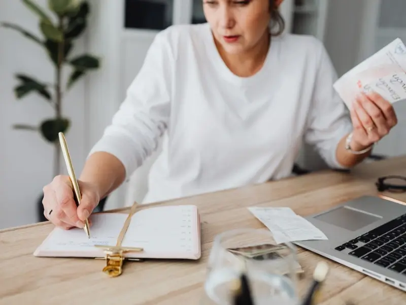 Family reviewing the cost and salary breakdown of a live-in nanny in London