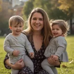 Live-out nanny collecting children from school in London as part of a structured daily routine