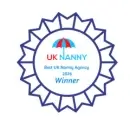 Official UK Nanny Awards Best UK Nanny Agency 2026 winner badge Fox and Cubs
